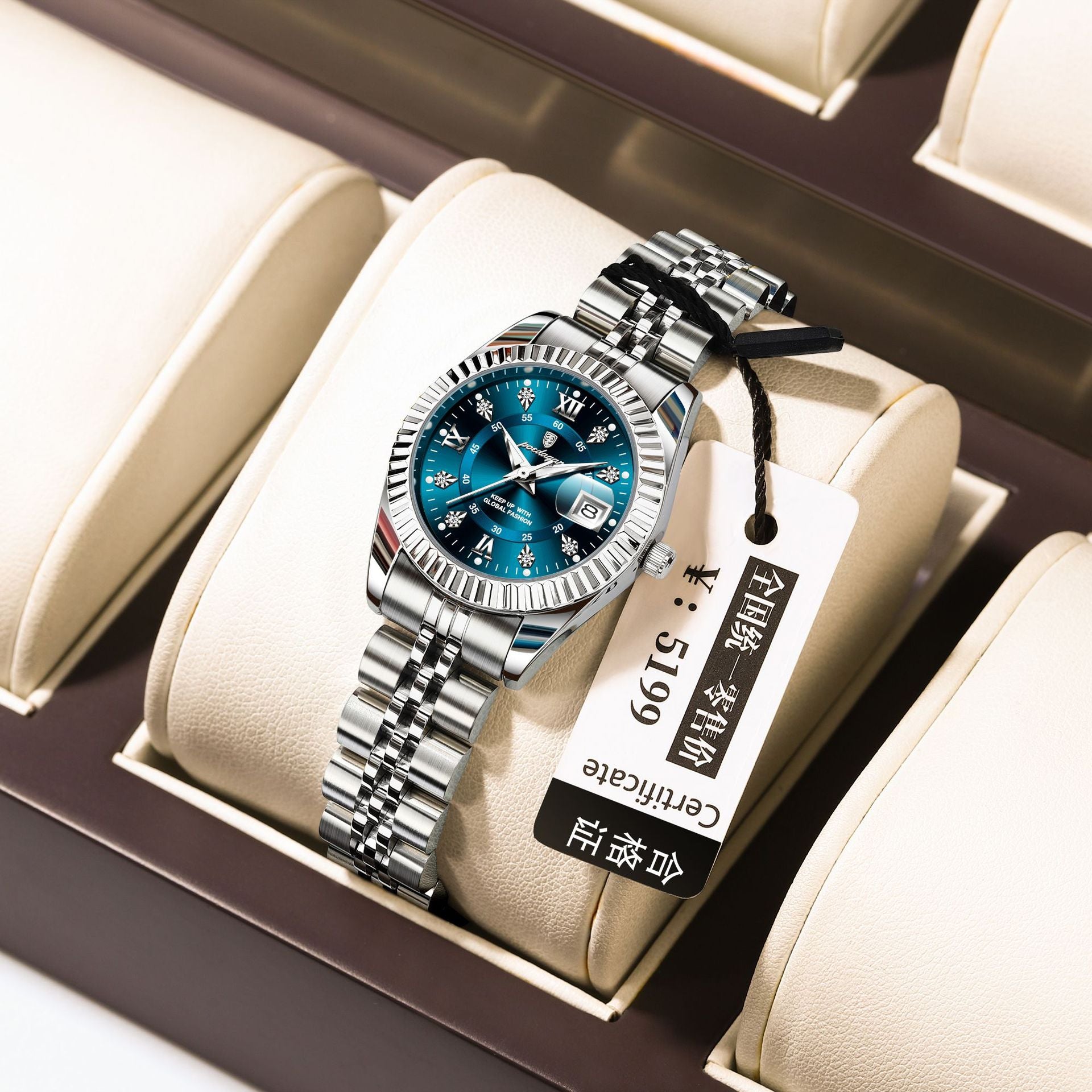 Swiss Brand Luxury Women's Watch New Waterproof Luminous Quartz Wristwatch Live Export Hot Item Dropshipping