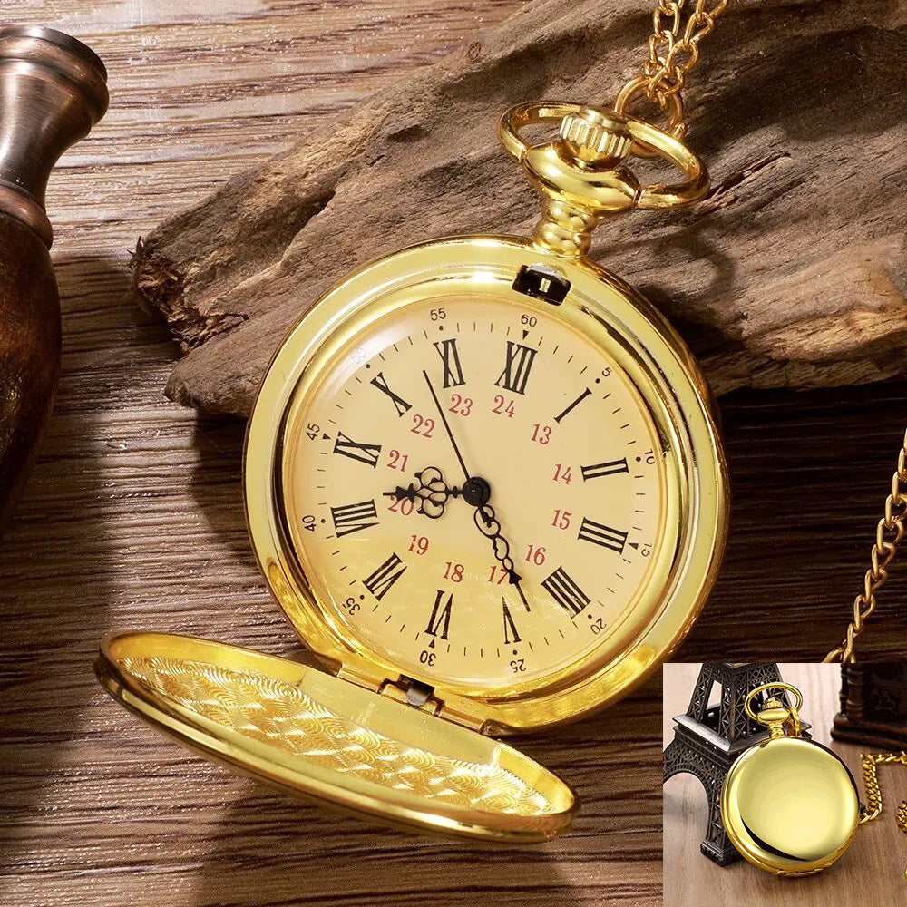 Delta Action Merchandise Men's Watches Wholesale Said Pocket Watches Retro Flip Pocket Watches Men's Watches High-end Feel
