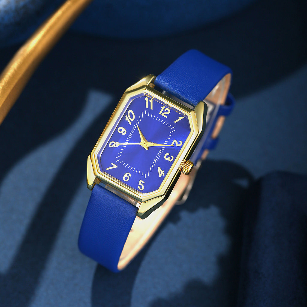 Foreign Trade New Women's Watch Female Model Square Strap Quartz Watch Korean Version High-end Feel Women's Watch Wholesale