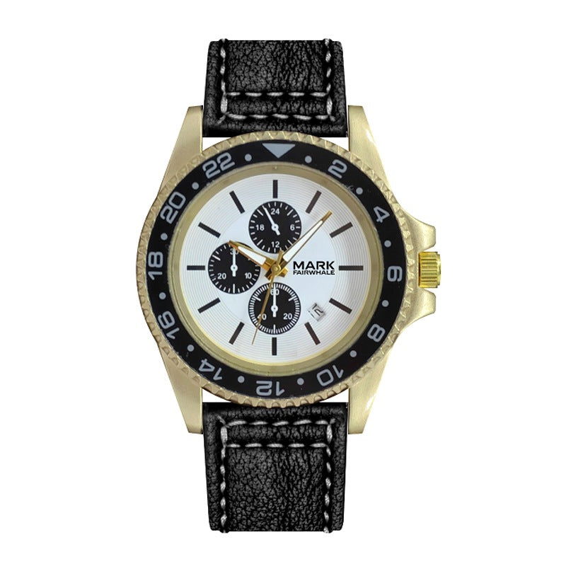 Mark Huafei/Mark Fairwhale Watch Brand New Quartz Wristwatch Bare Watch Foreign Trade Special Men's Watch