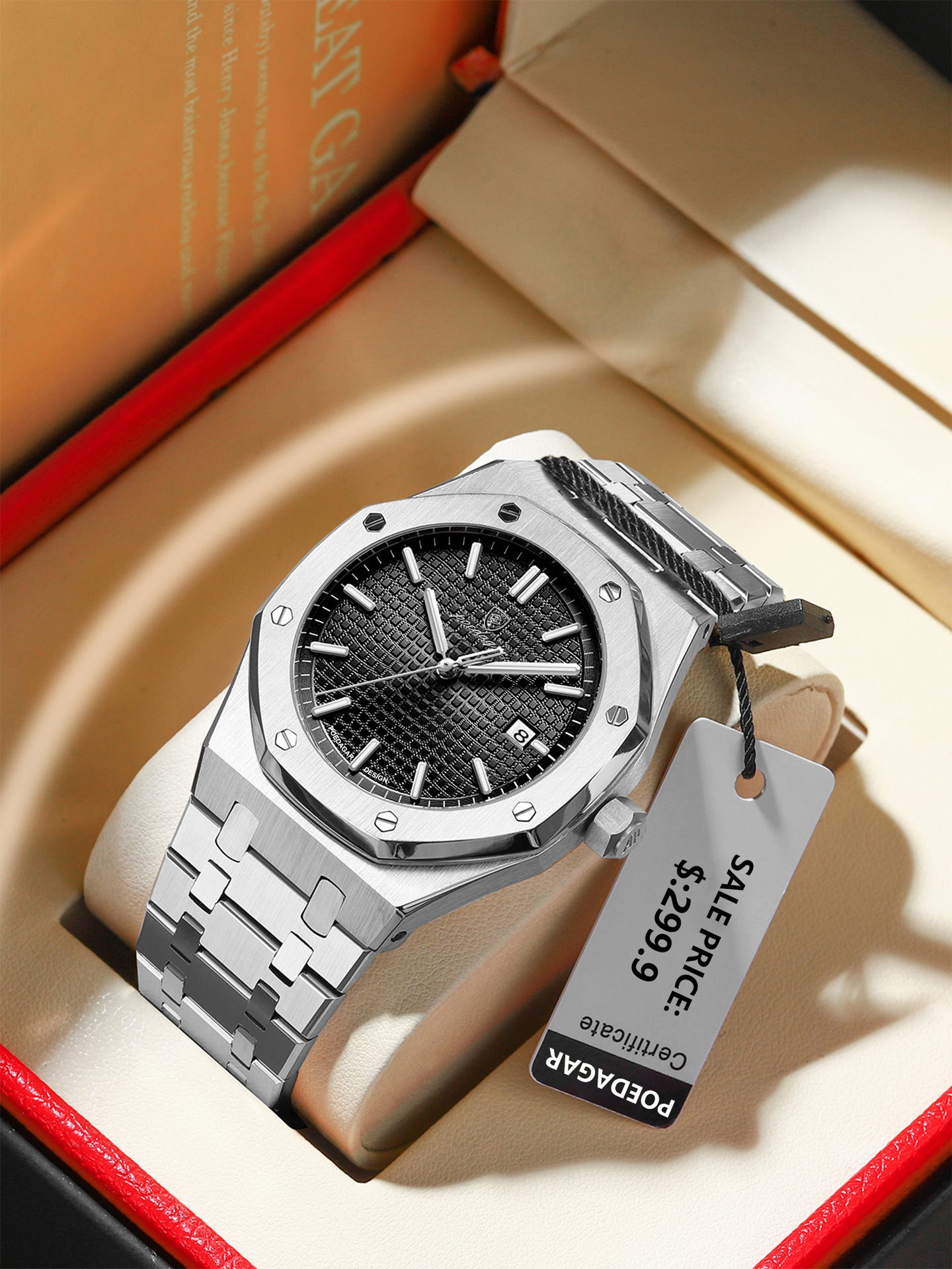 Swiss Brand Men's Watch Waterproof Luminous Fashion New Quartz Wristwatch Live Streaming Foreign Trade Hot Item Dropshipping