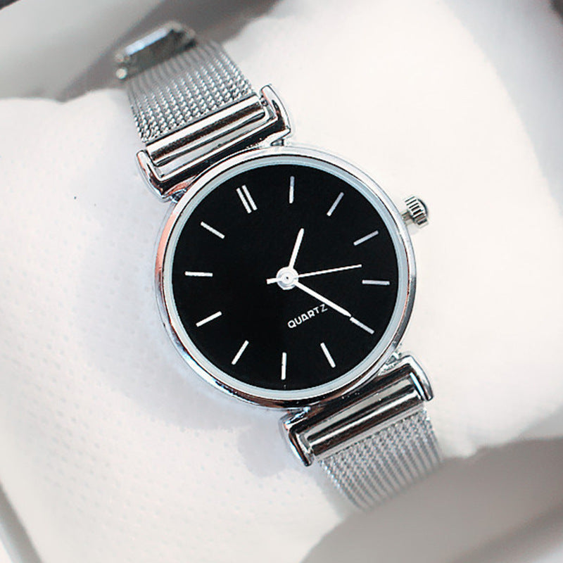 Southeast Asia Cross-Border Women's Watches Wholesale Mesh Strap Watches Women's Light Luxury Niche Quartz Watches Women's Watches