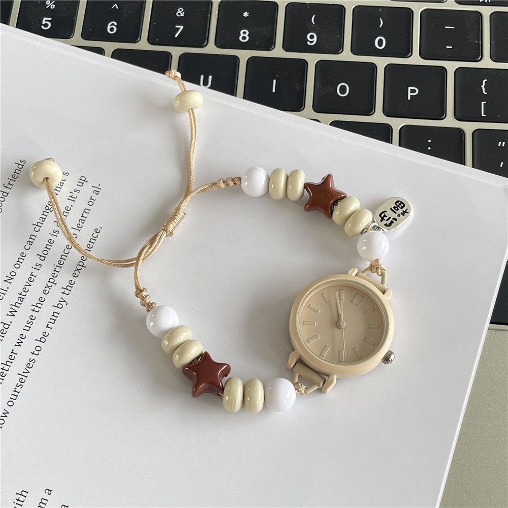 E-commerce hot-selling product Ins Student Watch Dopamine Small Artistic Watch for Female Students High-end Exam Watch