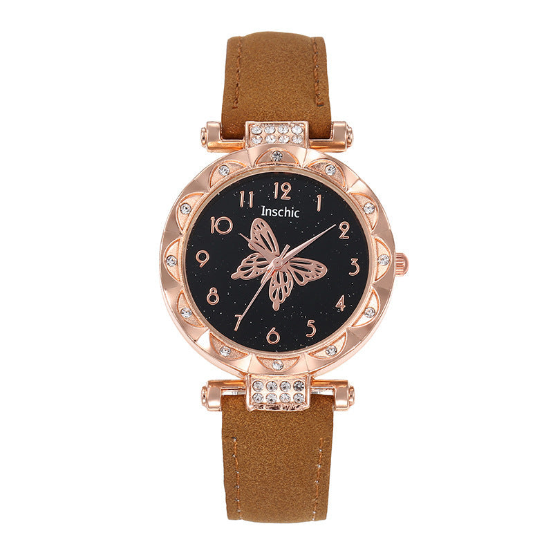 Cross-border E-commerce Hot-selling Women's Watch Large Butterfly Casual Decorative Watch High-end Quartz Watch for Women Wholesale