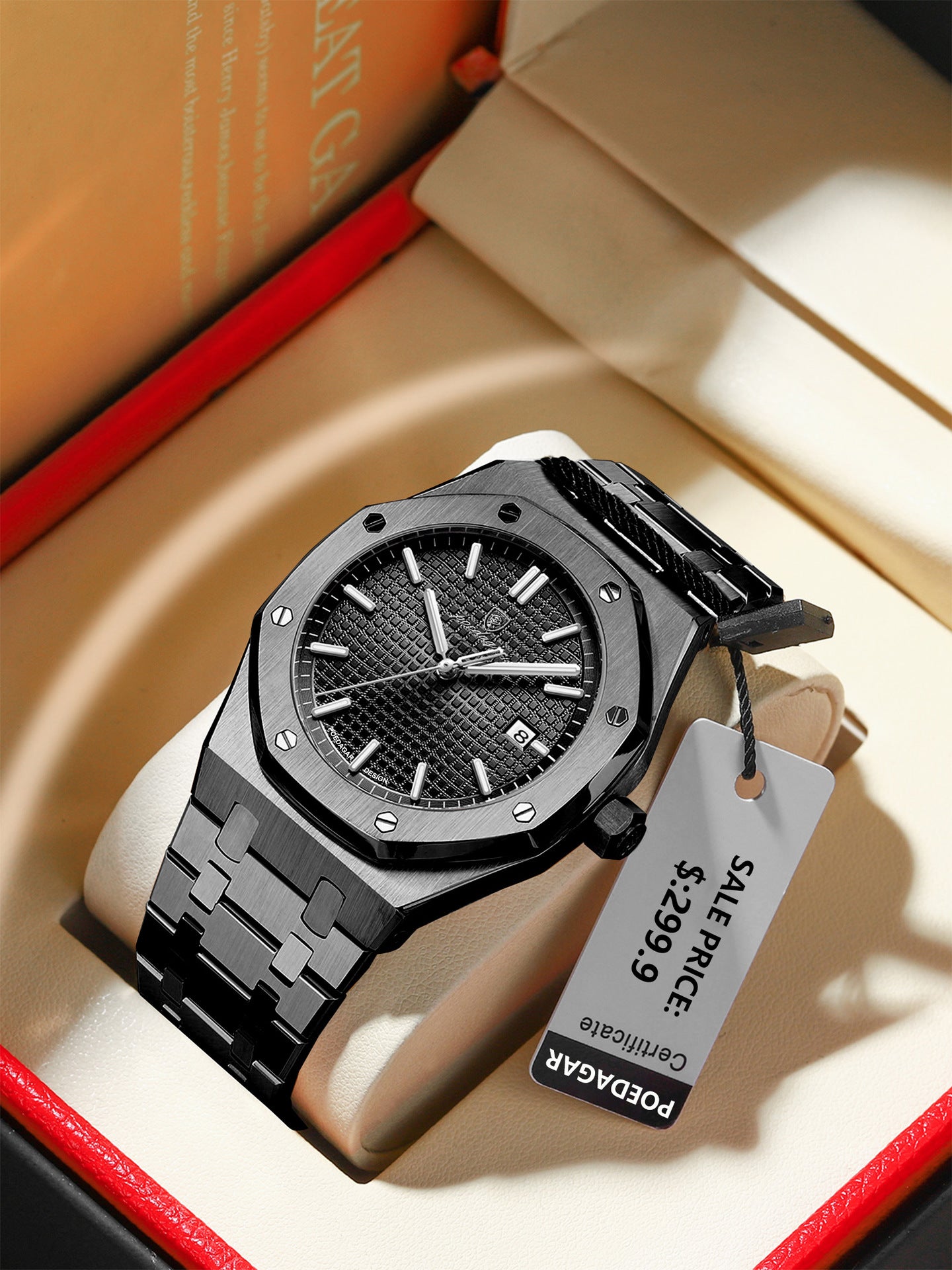 Swiss Brand Men's Watch Waterproof Luminous Fashion New Quartz Wristwatch Live Streaming Foreign Trade Hot Item Dropshipping