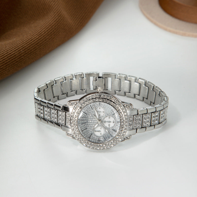 Cross-Border Hot-Selling Women's Watches Wholesale Full Diamond Treasure Bowl Watches Women's Watches Ladies' Watches Light Luxury Niche