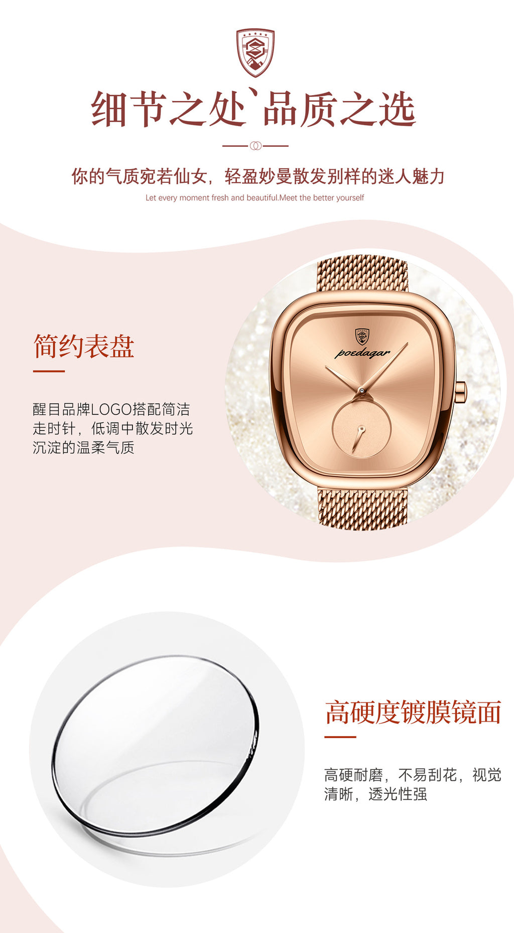 Swiss Brand Genuine Women's Watch Female Student Luxury Fashion Quartz Watch Live Export Hot Item Dropshipping