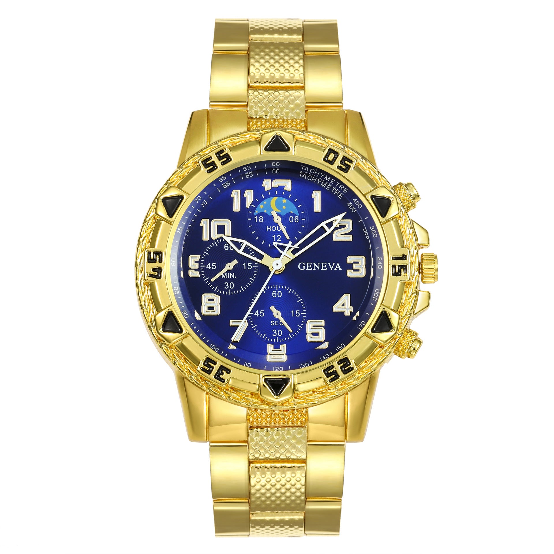 Cross-border e-commerce hot-selling men's watch set with a high-end feel for business men+Men's Wholesale Jewelry Watches