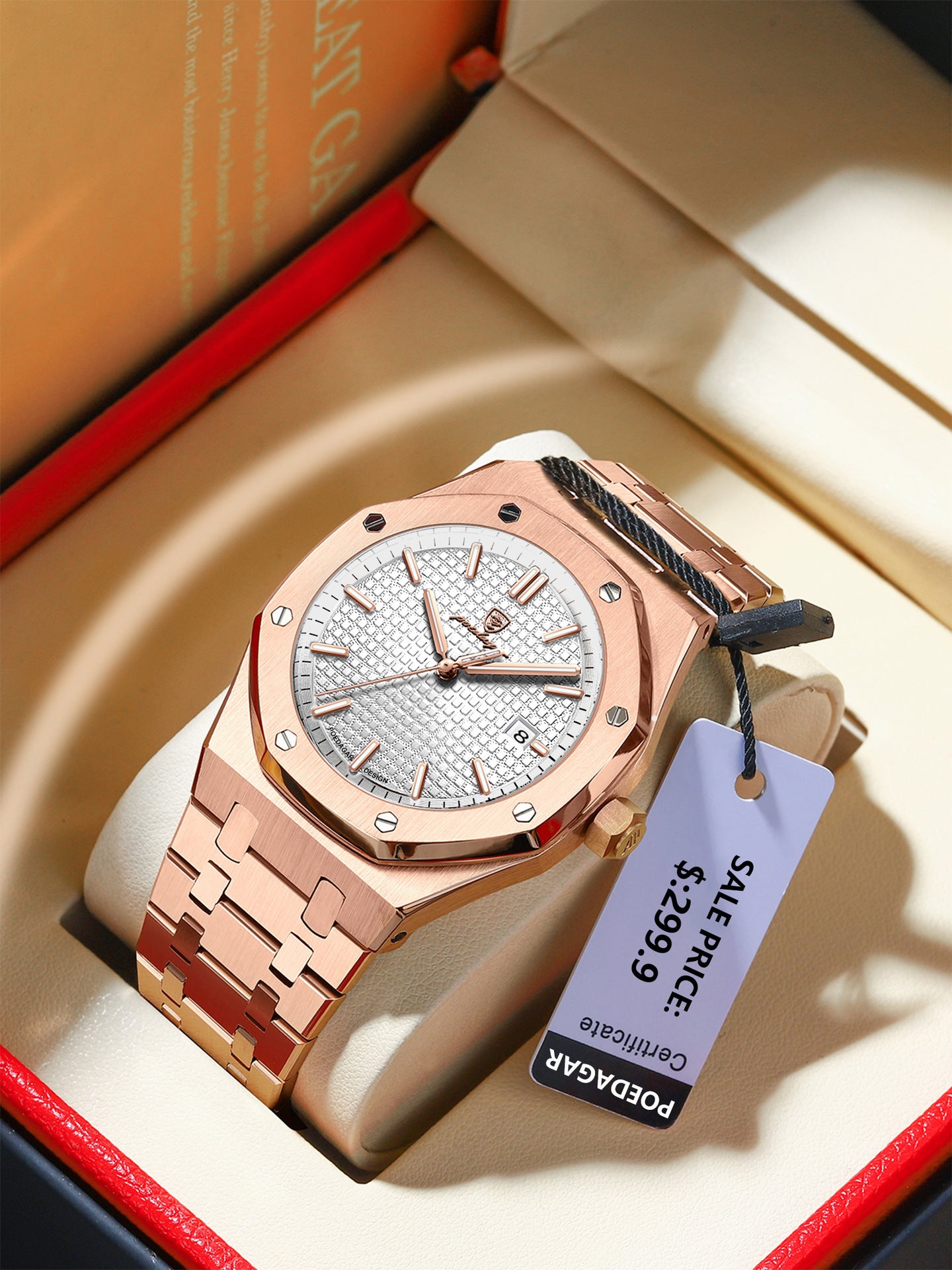 Swiss Brand Men's Watch Waterproof Luminous Fashion New Quartz Wristwatch Live Streaming Foreign Trade Hot Item Dropshipping