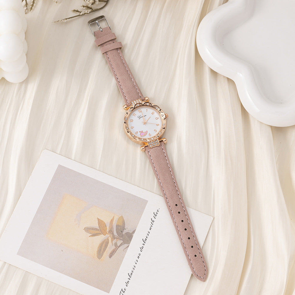 Korean Style Student Temperament In Stock Factory Direct Sale Foreign Trade Women's Hot Fashion Simple Trendy Women's Quartz Watch