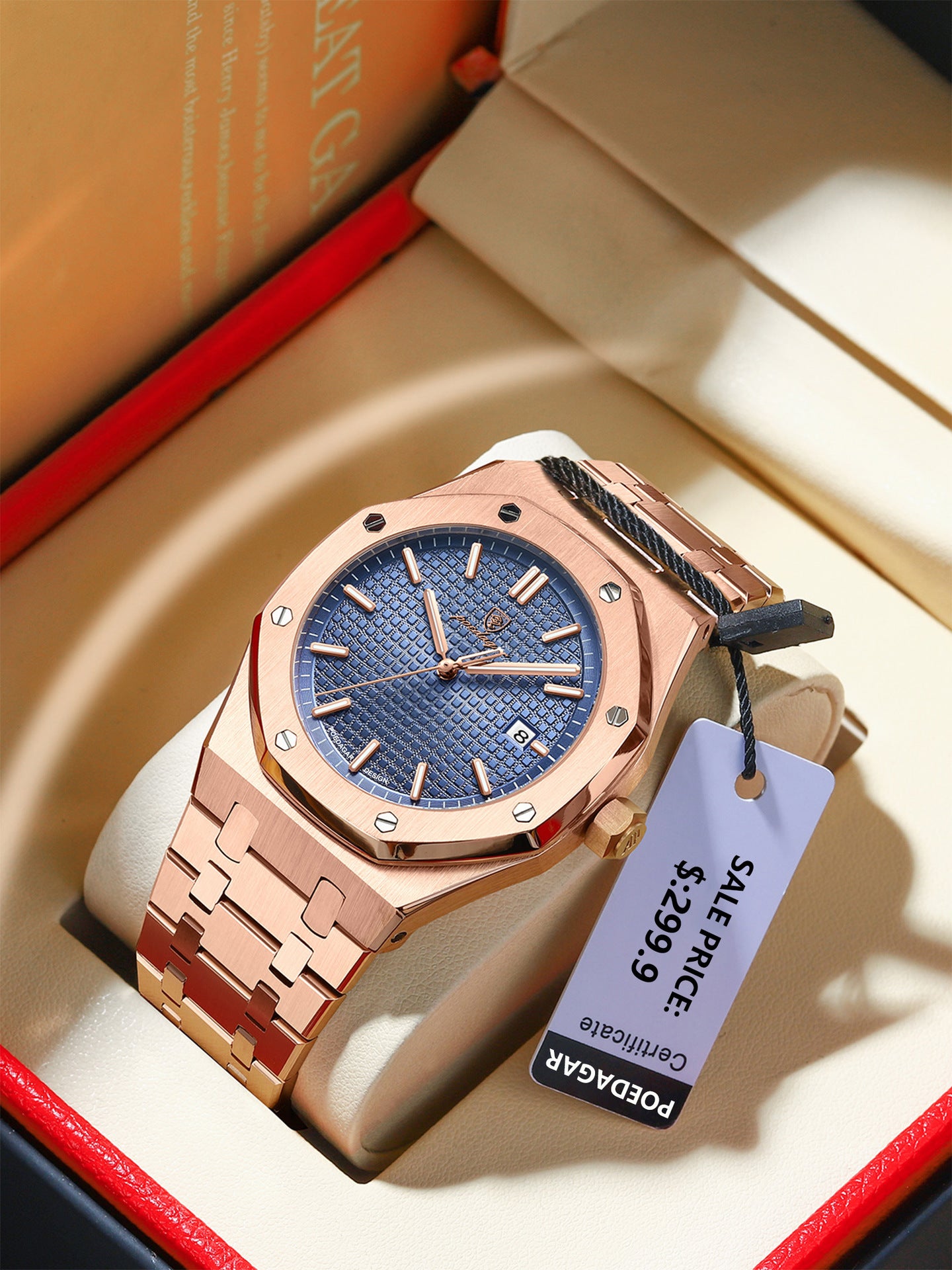 Swiss Brand Men's Watch Waterproof Luminous Fashion New Quartz Wristwatch Live Streaming Foreign Trade Hot Item Dropshipping