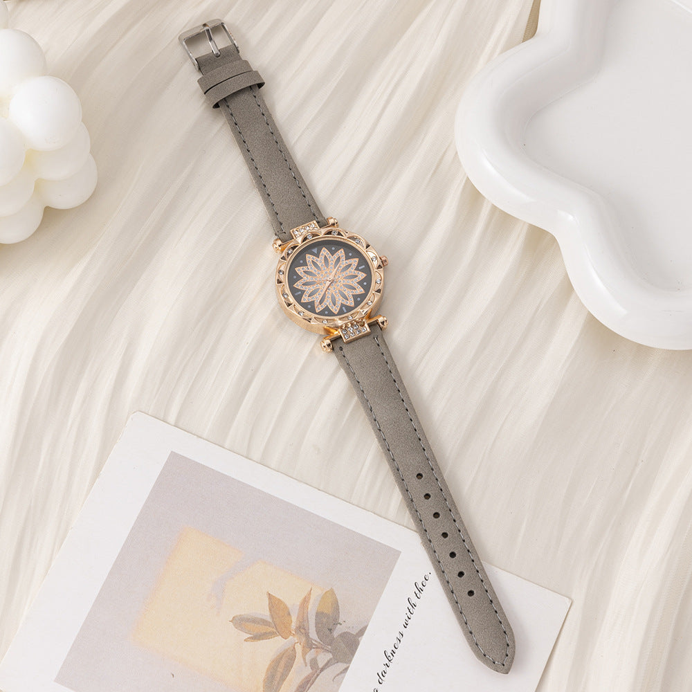 Cross-border Fashion Simple Women's Hot Trendy Matte Quartz Watch