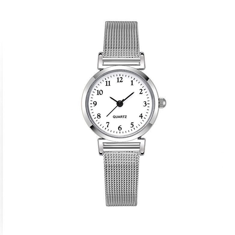 Southeast Asia Cross-Border Women's Watches Wholesale Mesh Strap Watches Women's Light Luxury Niche Quartz Watches Women's Watches