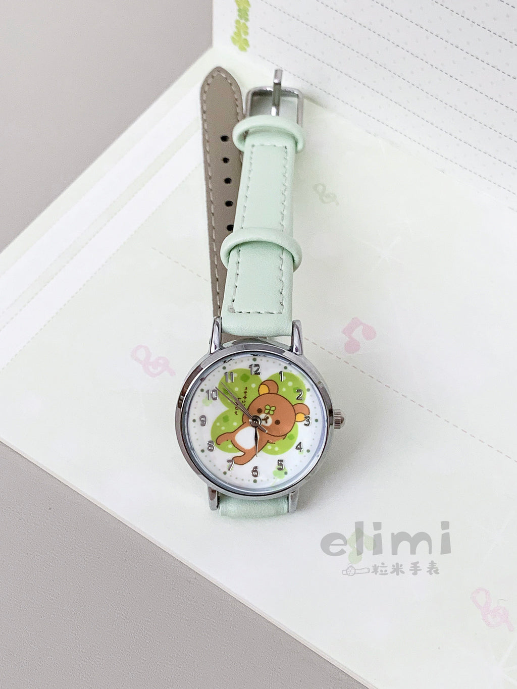 Japanese Style Hot Sale Rilakkuma Watch for Women Simple Cartoon Girl Watch Cute Student Party Women's Wristwatch Wholesale