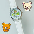 Japanese Style Hot Sale Rilakkuma Watch for Women Simple Cartoon Girl Watch Cute Student Party Women's Wristwatch Wholesale