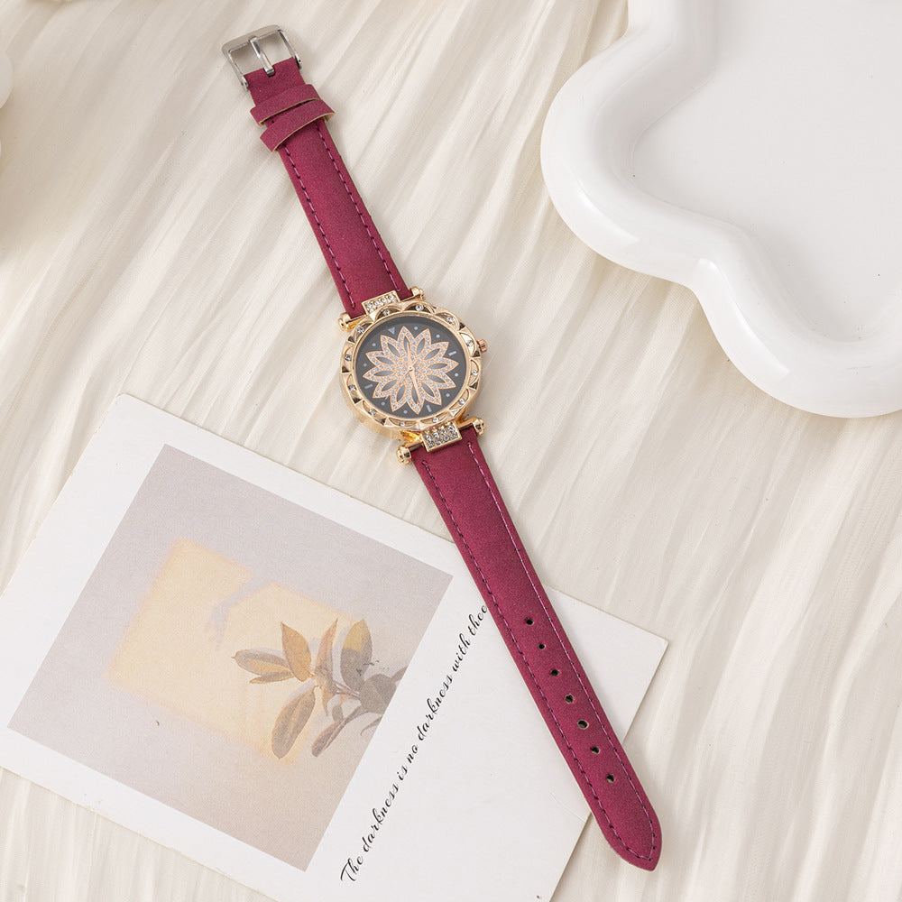 Cross-border Fashion Simple Women's Hot Trendy Matte Quartz Watch