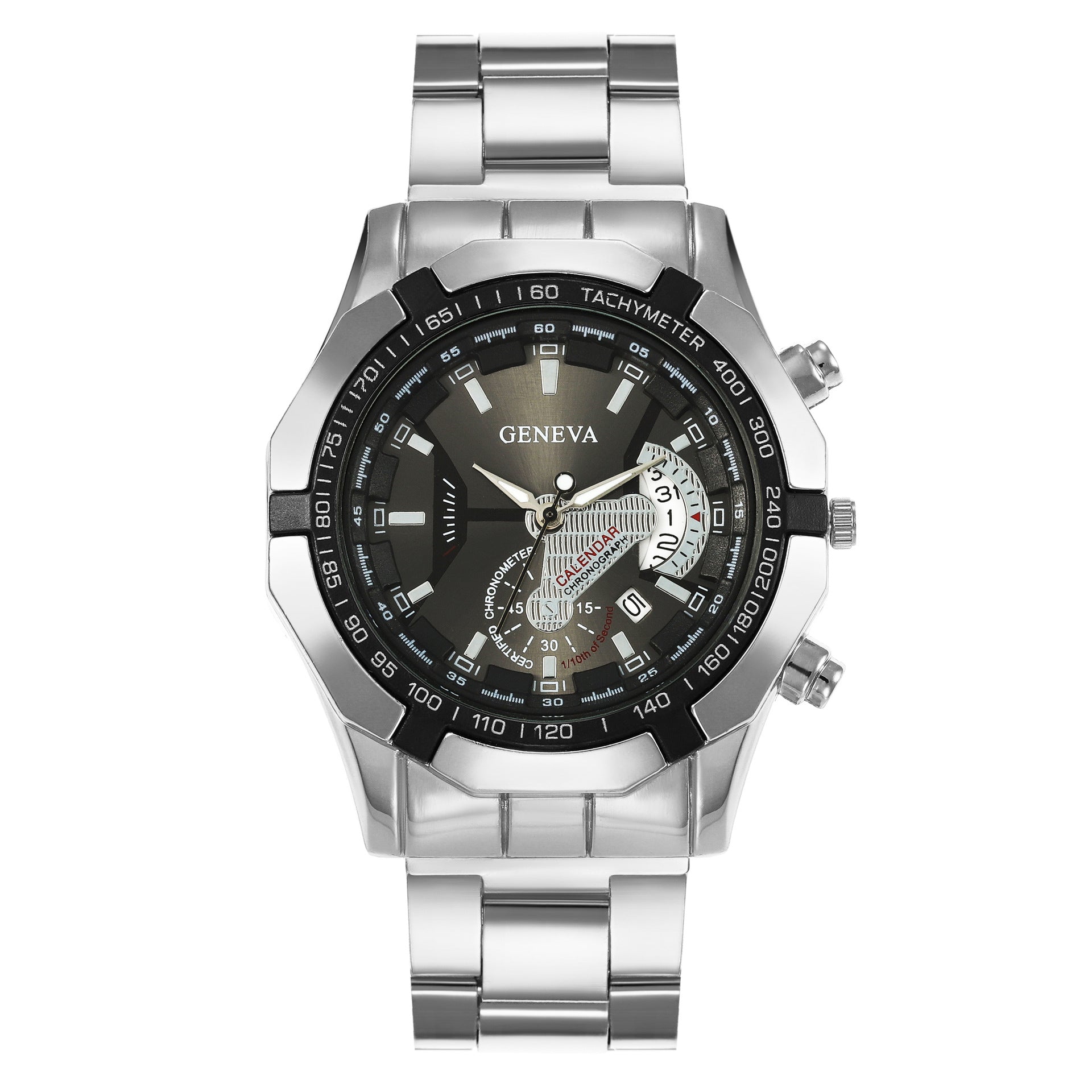 Cross-Border Hot-Selling Men's Watches Wholesale Men's Non-Mechanical Steel Band Business Multi-Functional Men's Watches High-End Feel