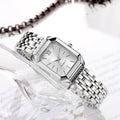 Foreign Trade New Women's Watch Female Student Glass Quartz Watch Wholesale Casual Fashion Women's Watch Square Women's Watch