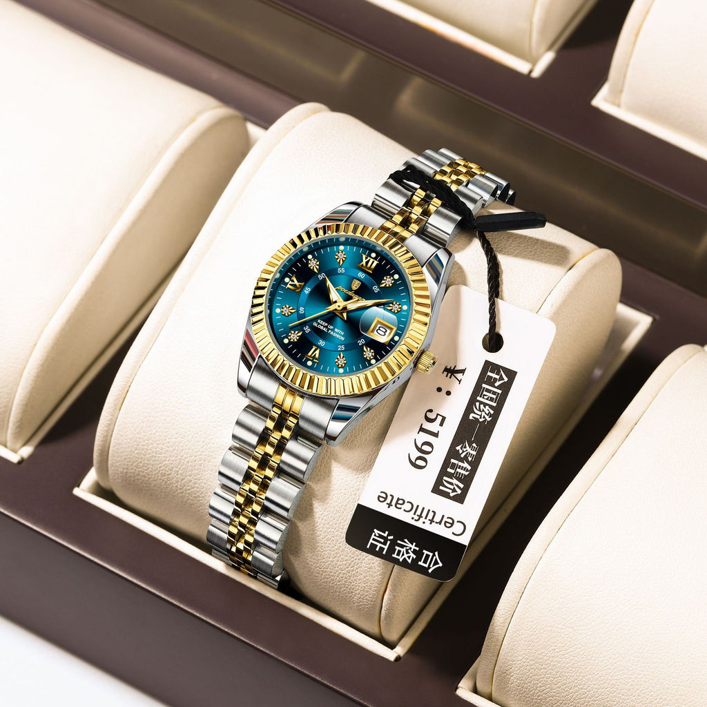 Swiss Brand Luxury Women's Watch New Waterproof Luminous Quartz Wristwatch Live Export Hot Item Dropshipping