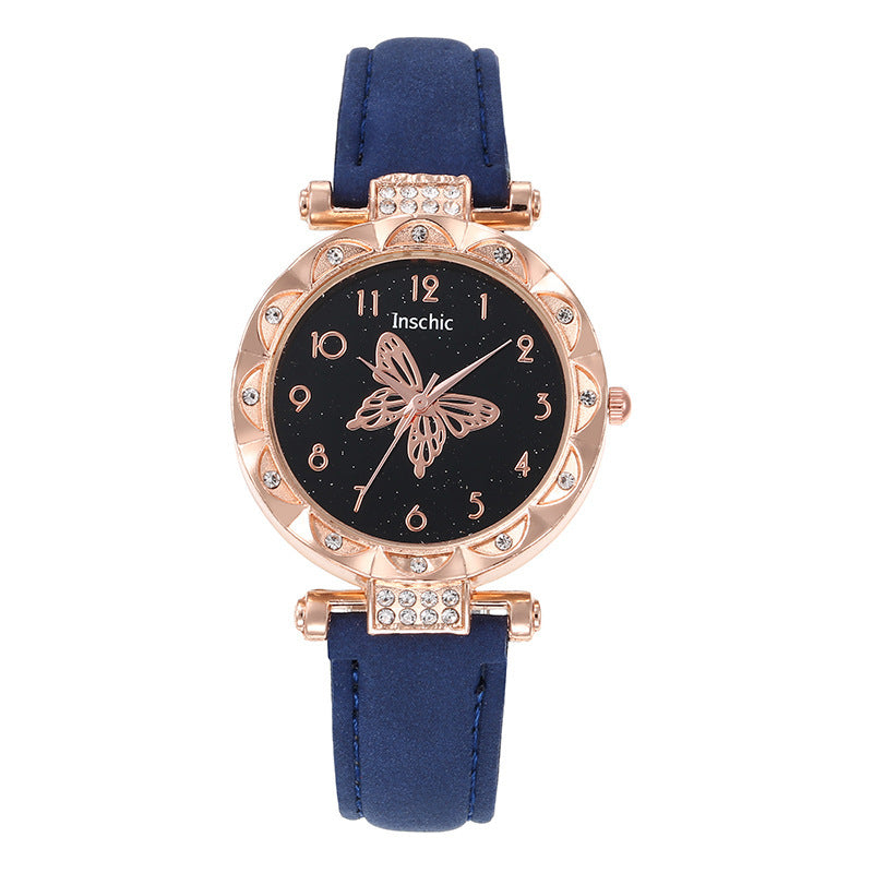 Cross-border E-commerce Hot-selling Women's Watch Large Butterfly Casual Decorative Watch High-end Quartz Watch for Women Wholesale