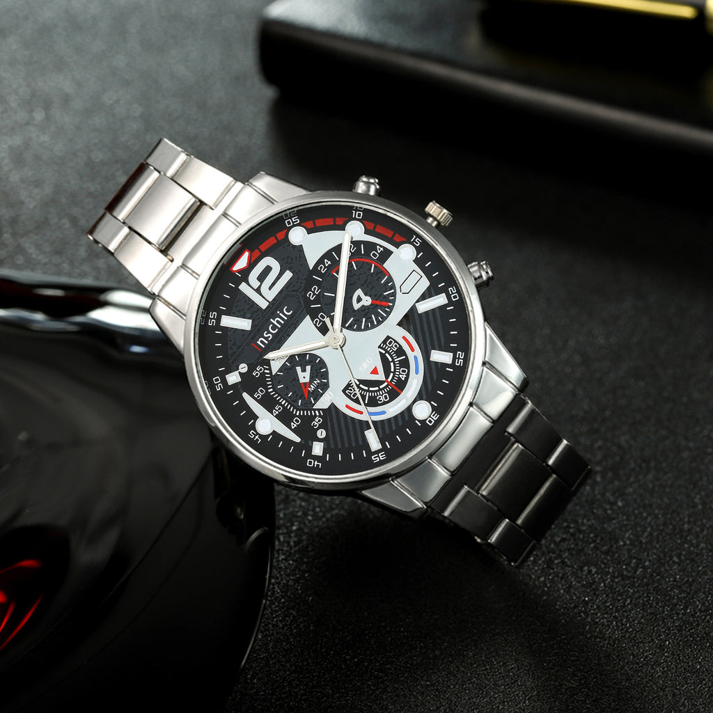 Cross-border E-commerce Hot-selling Men's Watches Wholesale Casual Sports Watches Men's Steel Band Quartz Watches