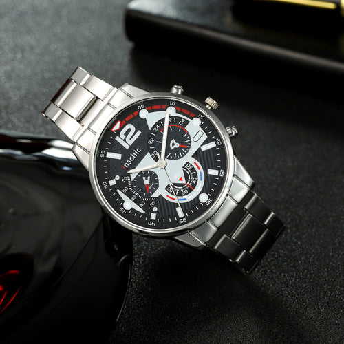 Cross-border E-commerce Hot-selling Men's Watches Wholesale Casual Sports Watches Men's Steel Band Quartz Watches