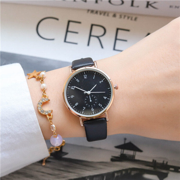 Factory Direct New Women's Watch Korean Version Light Luxury Elegant Simple Fashion Compact Versatile Quartz Watch