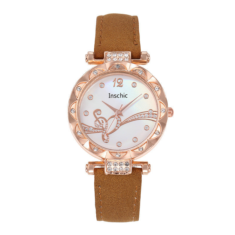 New Cross-Border Trade Watch Simple Niche Fashion Quartz Watch Hot-Selling Retro Women's Watch