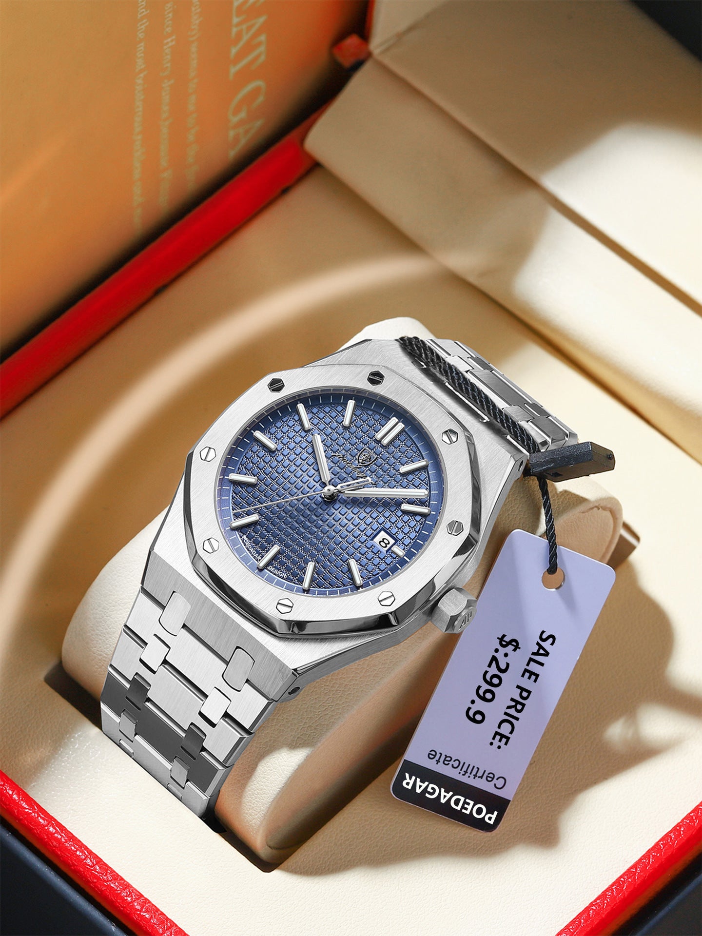 Swiss Brand Men's Watch Waterproof Luminous Fashion New Quartz Wristwatch Live Streaming Foreign Trade Hot Item Dropshipping