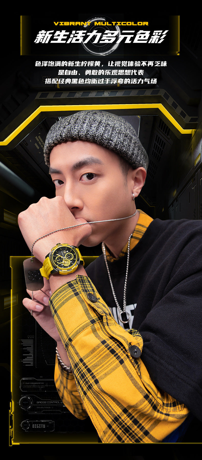 Mark Huafei Mark Fairwhale Watch Wholesale Quartz Watch Multifunctional Watch Sports Waterproof High-End