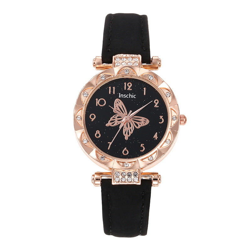 Cross-border E-commerce Hot-selling Women's Watch Large Butterfly Casual Decorative Watch High-end Quartz Watch for Women Wholesale