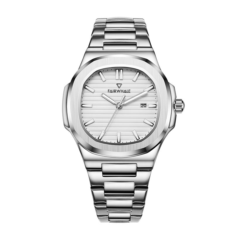 Mark Huafei Mark Fairwhale Men's Watch Business Simple Quartz Watch Popular Nautilus Watch