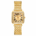 2025Foreign Trade Hot-Selling Women's Watch Square Diamond-Studded Fashion Women's Quartz Watch Square Roman Numeral Watch
