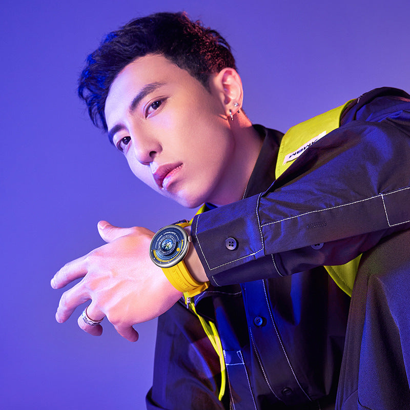 Mark Huafei Mark Fairwhale Watch Brand Trendy Cool Fashion Quartz Watch Wholesale Hot-Selling Watch