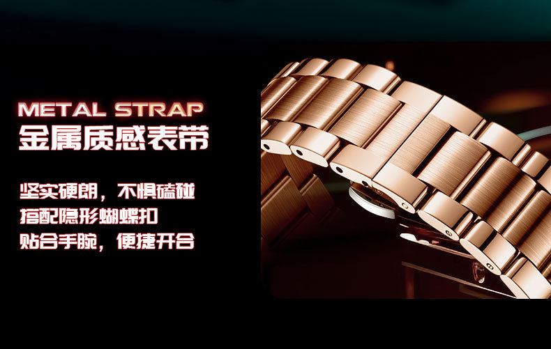 Mark Huafei/Mark Fairwhale Watch Brand Roulette Rotatable Watch Cross-Border Men's Quartz Watch