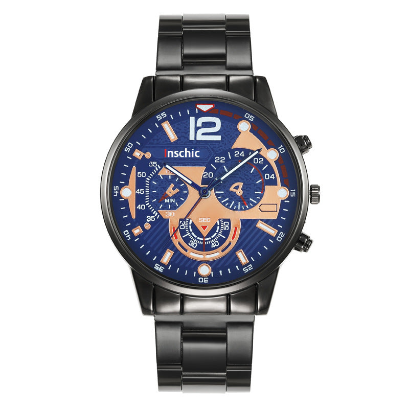 Cross-border E-commerce Hot-selling Men's Watches Wholesale Casual Sports Watches Men's Steel Band Quartz Watches