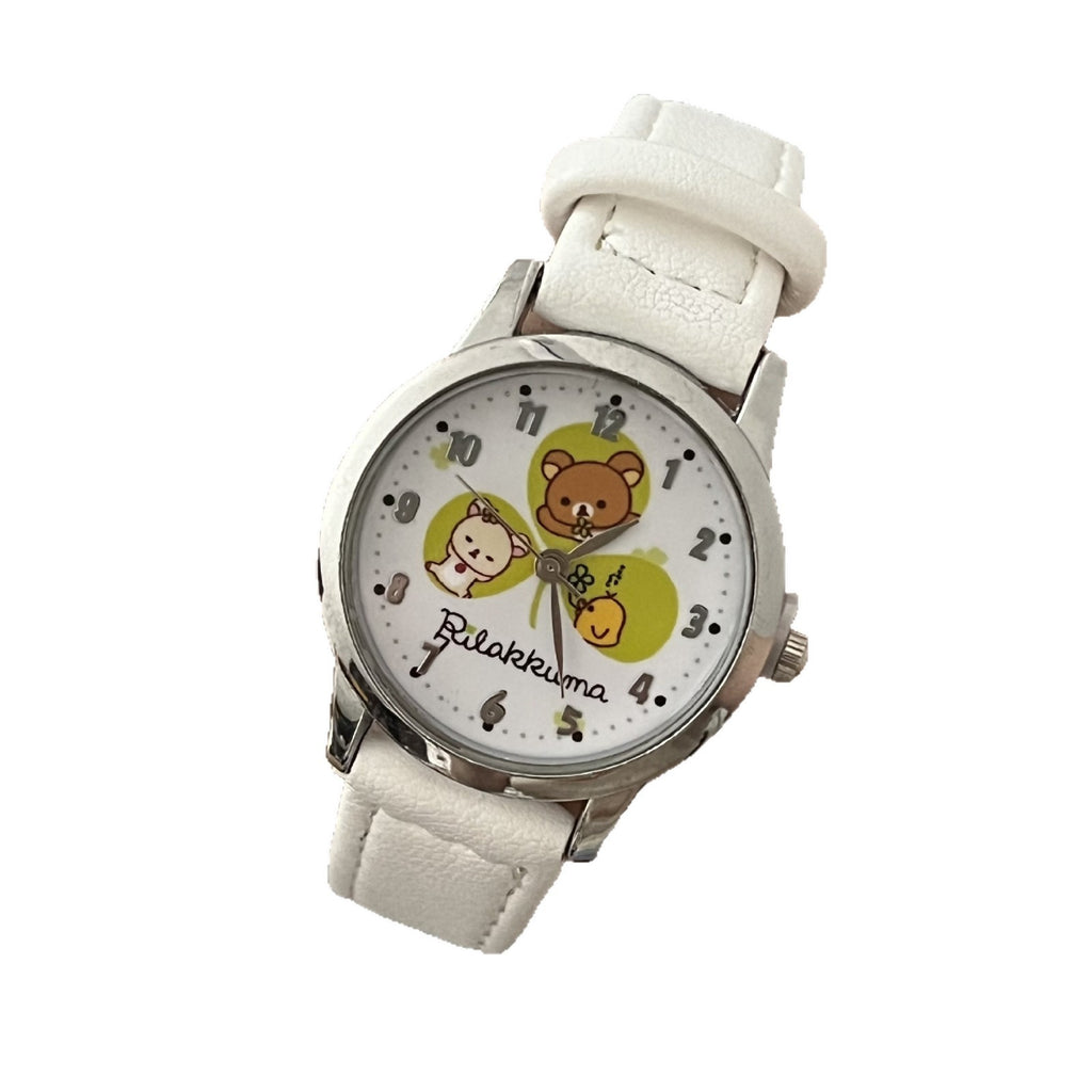 Japanese Style Hot Sale Rilakkuma Watch for Women Simple Cartoon Girl Watch Cute Student Party Women's Wristwatch Wholesale