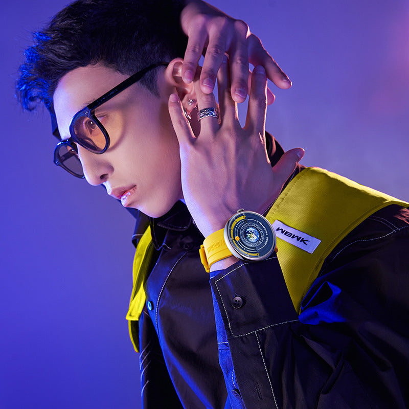 Mark Huafei Mark Fairwhale Watch Brand Trendy Cool Fashion Quartz Watch Wholesale Hot-Selling Watch