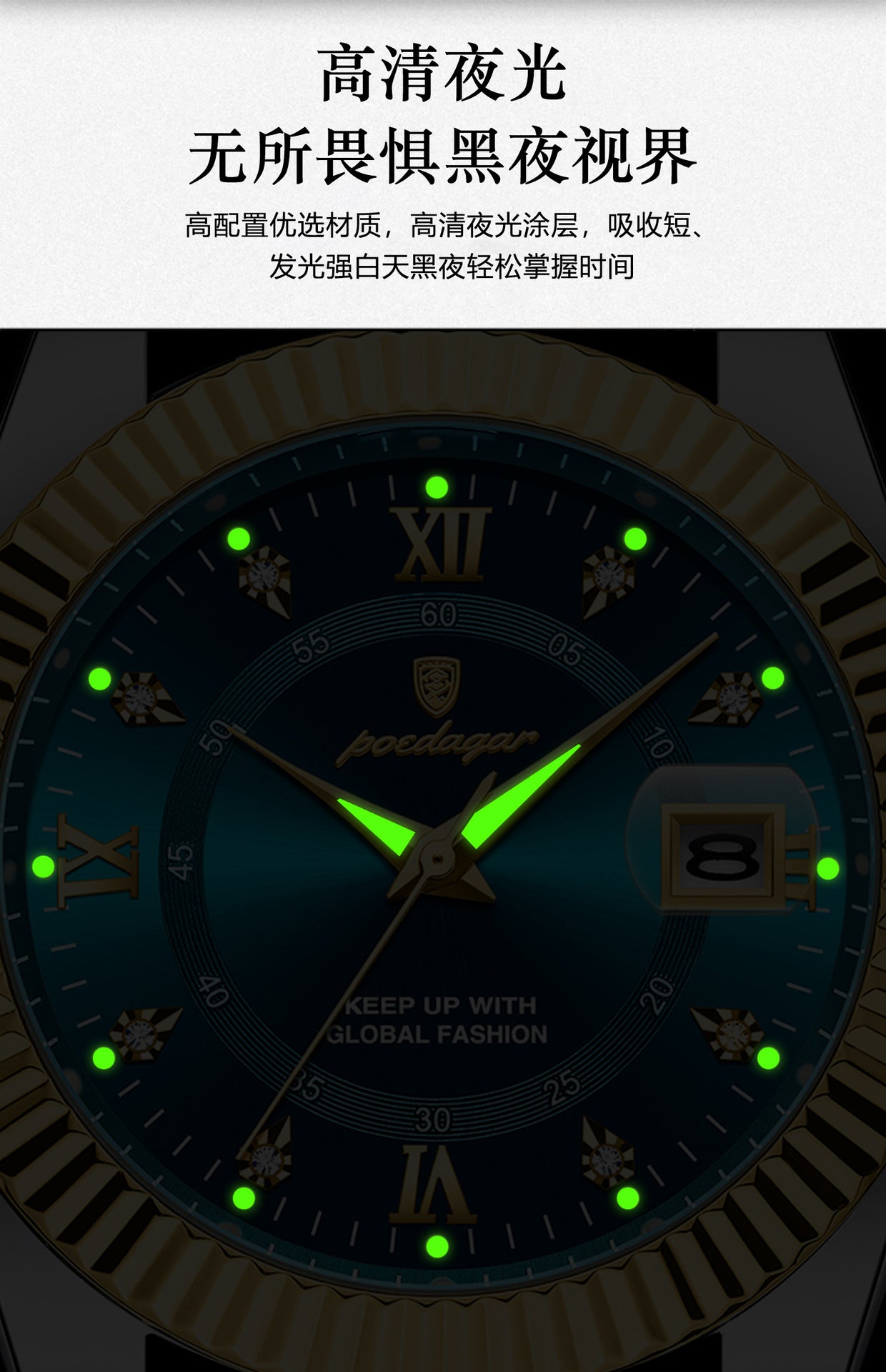 Swiss Brand Luxury Men's Watch New Business Quartz Wristwatch Men's Live Streaming Export Hot Item Dropshipping