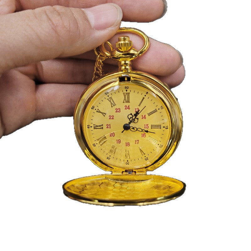 Delta Action Merchandise Men's Watches Wholesale Said Pocket Watches Retro Flip Pocket Watches Men's Watches High-end Feel