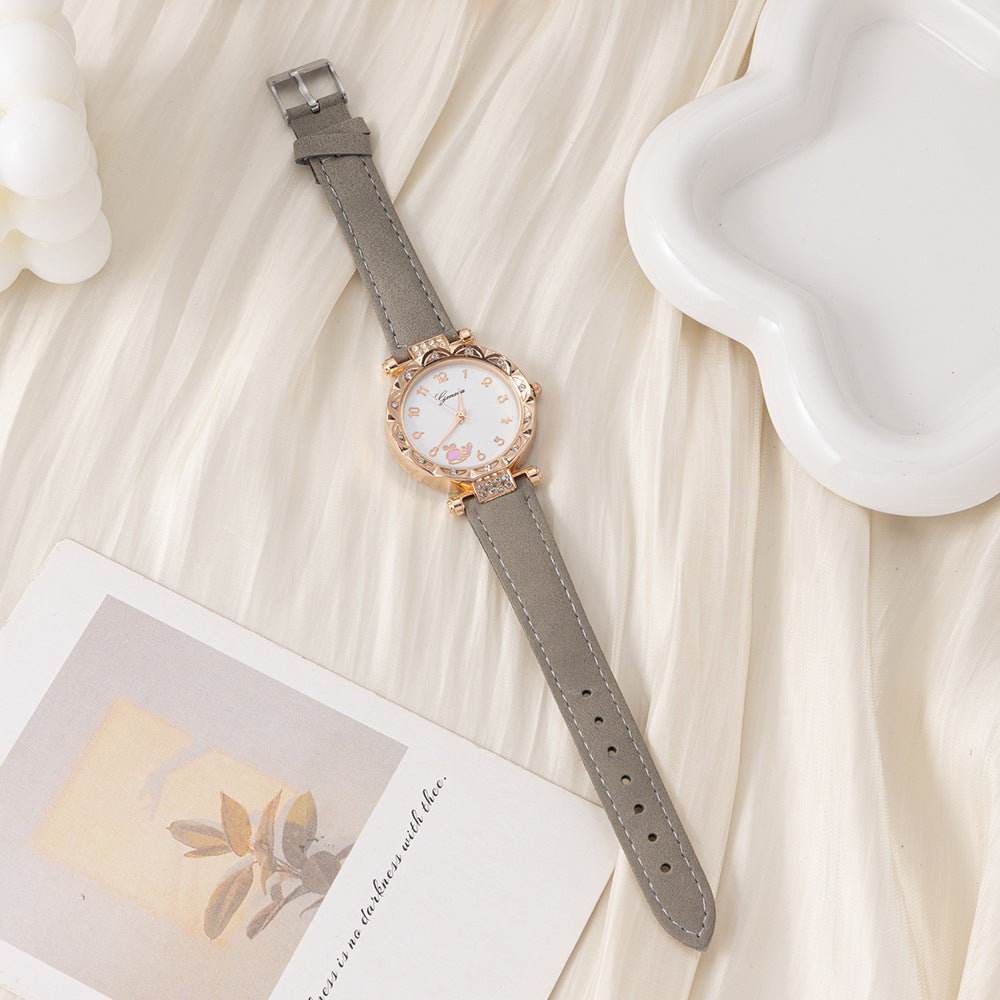 Korean Style Student Temperament In Stock Factory Direct Sale Foreign Trade Women's Hot Fashion Simple Trendy Women's Quartz Watch