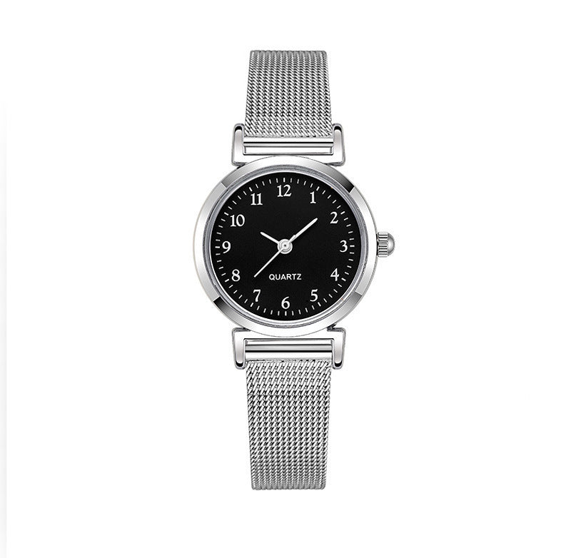 Southeast Asia Cross-Border Women's Watches Wholesale Mesh Strap Watches Women's Light Luxury Niche Quartz Watches Women's Watches