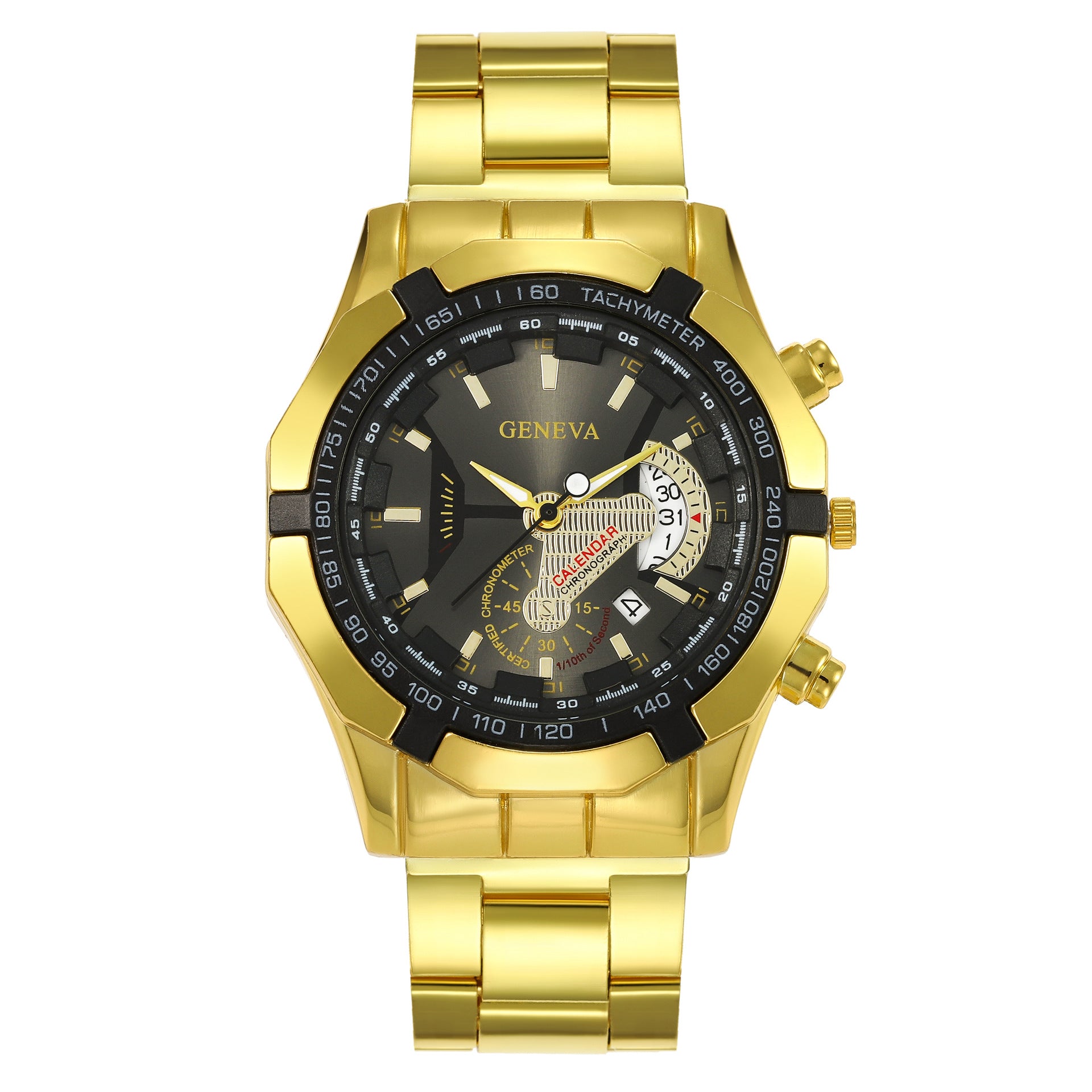 Cross-Border Hot-Selling Men's Watches Wholesale Men's Non-Mechanical Steel Band Business Multi-Functional Men's Watches High-End Feel