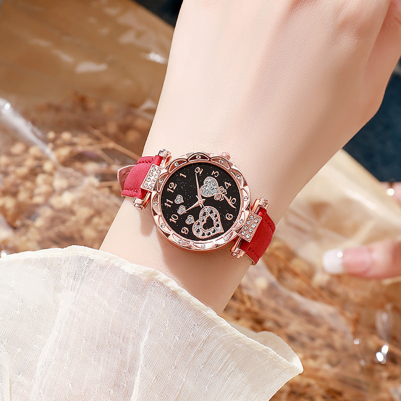 Southeast Asia Cross-Border E-commerce Low Price Women's Watches Wholesale Fashion Simple Belt Watches Girls Casual Quartz Watches