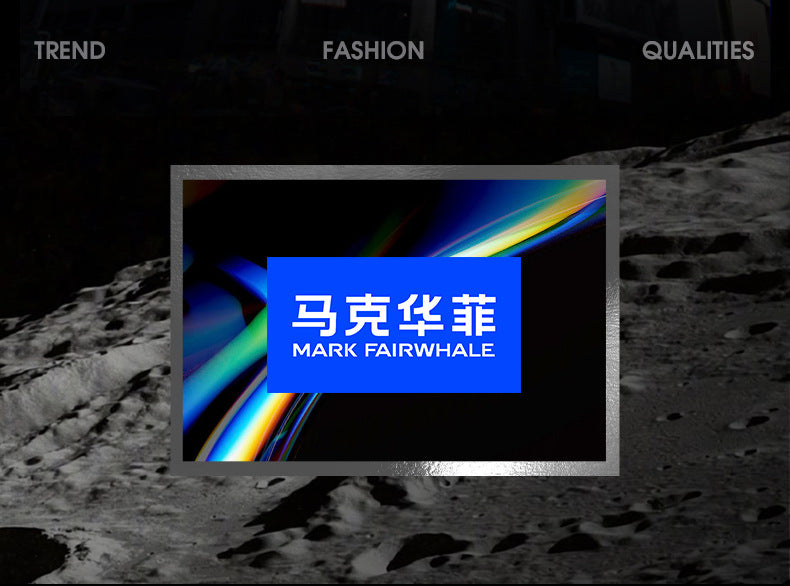 Mark Huafei/Mark Fairwhale Fully Automatic Men's Mechanical Watch with Steel Band and Dual Flywheel for Export