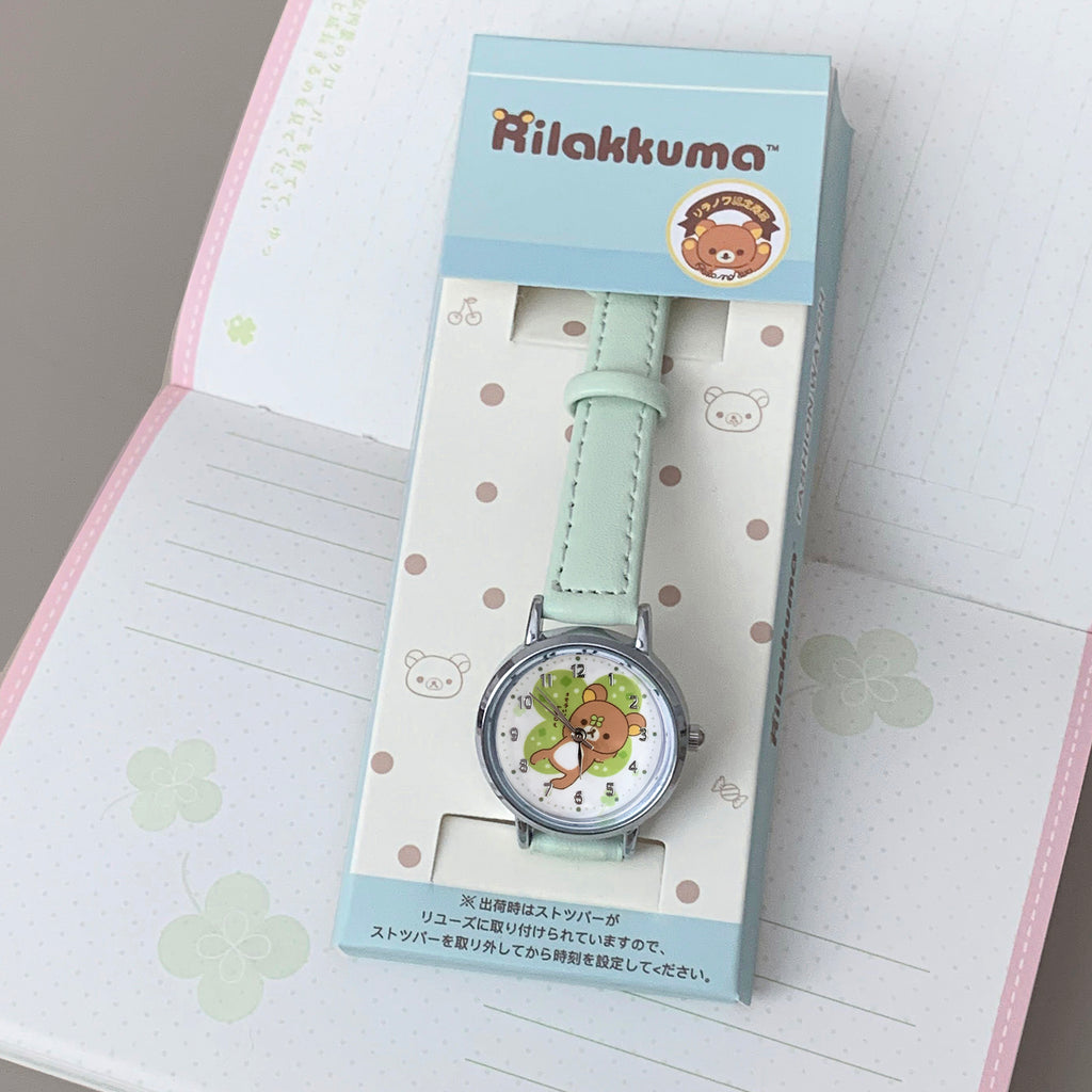 Japanese Style Hot Sale Rilakkuma Watch for Women Simple Cartoon Girl Watch Cute Student Party Women's Wristwatch Wholesale