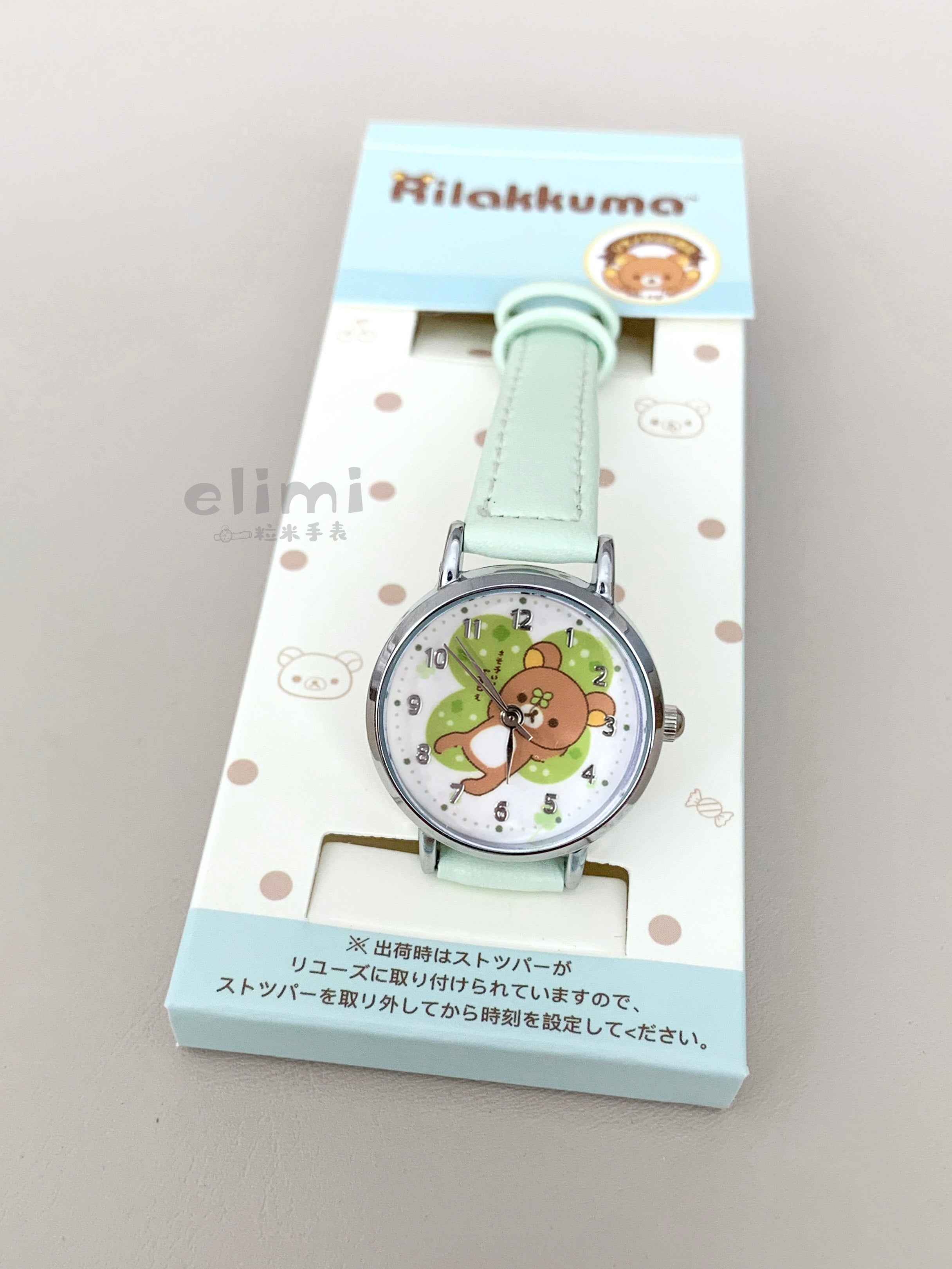 Japanese Style Hot Sale Rilakkuma Watch for Women Simple Cartoon Girl Watch Cute Student Party Women's Wristwatch Wholesale