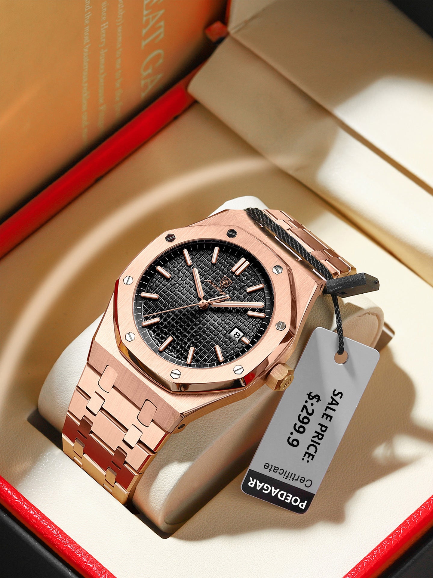 Swiss Brand Men's Watch Waterproof Luminous Fashion New Quartz Wristwatch Live Streaming Foreign Trade Hot Item Dropshipping