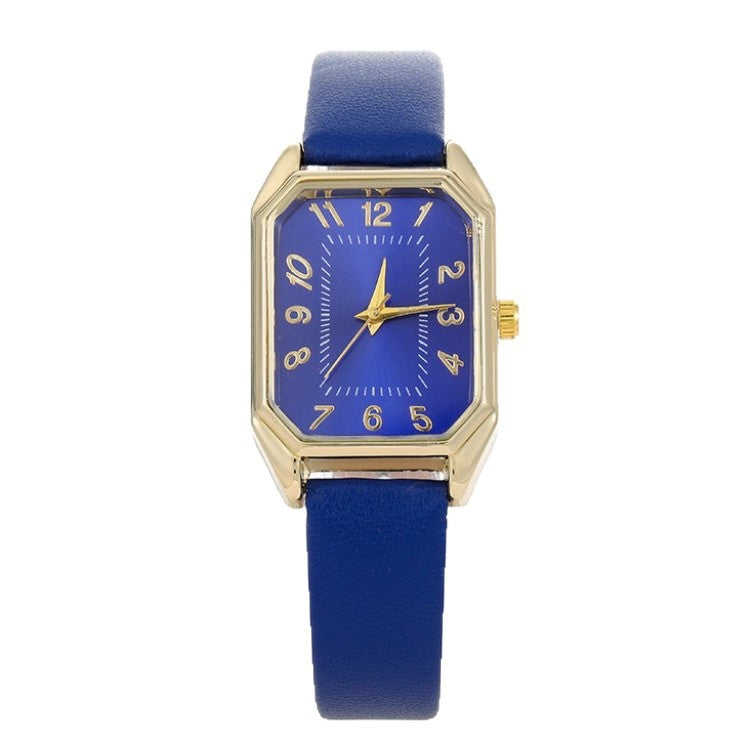 Foreign Trade New Women's Watch Female Model Square Strap Quartz Watch Korean Version High-end Feel Women's Watch Wholesale