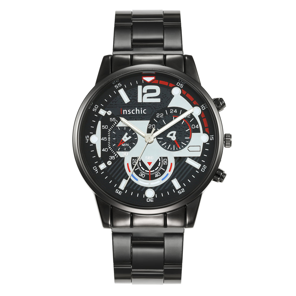 Cross-border E-commerce Hot-selling Men's Watches Wholesale Casual Sports Watches Men's Steel Band Quartz Watches